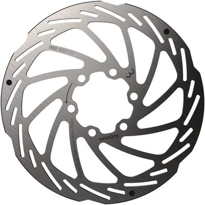 BBB Cycling Schijfrem PowerStop 6-gaats Remschijf BBS-111 - Zilver - 140 mm
