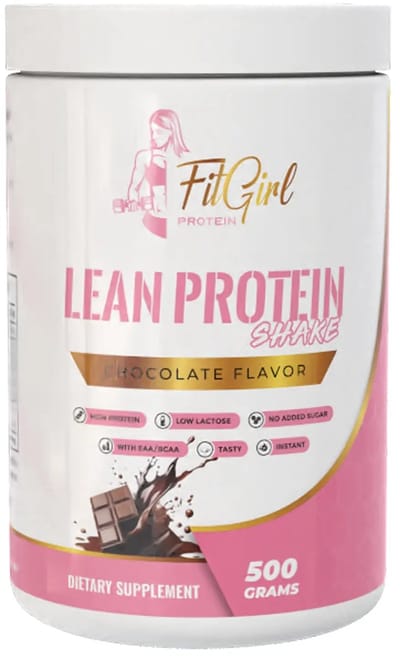 FitGirl Lean Protein Shake – Chocolate – 500g – Eiwitshake – 16 doseringen – Nutriworld