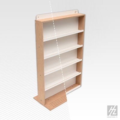 HobbyZone S4S Modular Paint Hanger x5 – Modulair Verfrek voor Hobbyverf - opbergsysteem voor verfpotjes