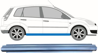 Reparatie dorpel voor Ford Fiesta 2002-2008 / Links = Rechts (symmetrisch)