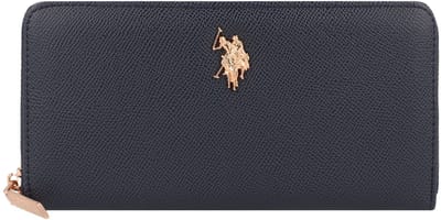 U.S. POLO ASSN. Portemonnee Jones Zip Around Wallet Navy Donkerblauw