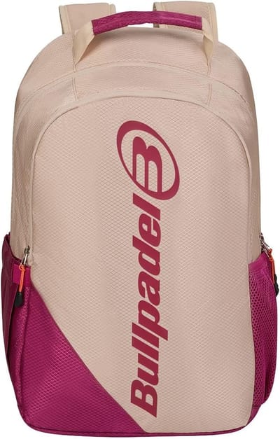 Sporttas Unisex - Sportaccessoire - Padel Training - Gewatteerde Racketvak - 30 x 20 x 15 cm - Roze Beige