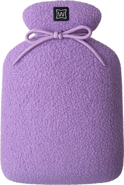 Warmpi Buddy Elektrische Warmwaterkruik Teddy Lila / Paars – Draadloos Oplaadbaar – Inclusief 10.000 mAh Powerbank – 3 Warmtestanden – Dubbelzijdige Warmtepanelen