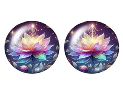 Clip oorbellen- Lotus- Bloem- geen gaatje- Charme Bijoux
