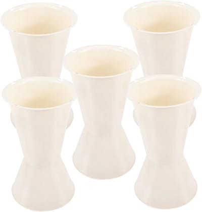 Bloemenstandaard 5 Stuks - Boeket Houder - Bloemen Schikken - Stabiele Basis - 23.5x14cm - Wit