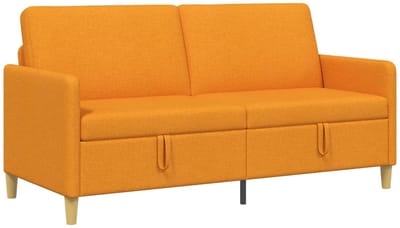 vidaXL - Sofa - met - Opbergruimte - Dongeel - 172 - x - 78 - x - 87 - cm - Polyester