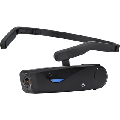 ORDRO EP5 Mini Caméscope à Porter sur la Tête HD 1080P30fps WIFI 2.4G Caméra Vidéo de Sport d'Action