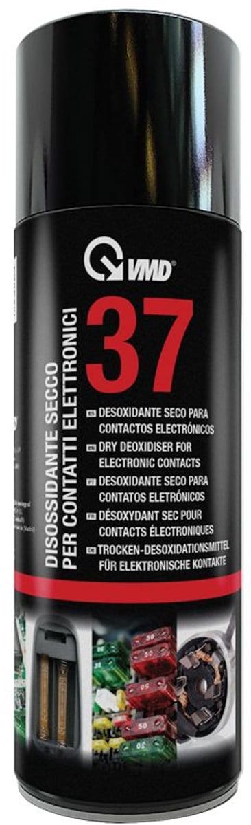 Contactreiniger Spray 400ml - Sneldrogend & Sporenloos | Verwijdert Oxidatie op Elektronica & Printplaten | Voor Moeilijk Bereikbare Componenten | VMD37 [17237]