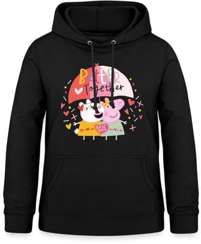 Peppa Pig En Suzy Sheep Better Together Hoodie Dames