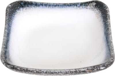 Tokyo Design Studio - Grijs/Wit Vierkant Bord - Tajimi - 14 x 14 x 3.5cm