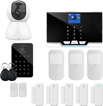 Huisbeveiligingsalarm - Alarmsysteem Kit - Veiligheid Thuis - Tuya APP Controle - Kit 3 - Zwart