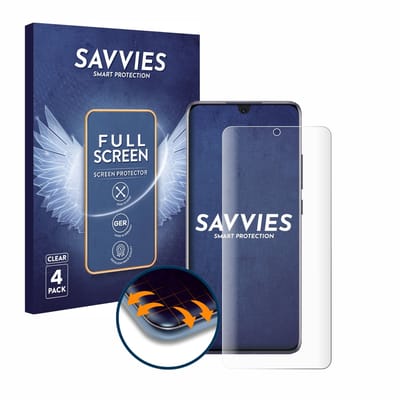 Savvies - Screenprotector voor Honor Magic 6 Lite - Folie Beschermfolie transparant volledig dekking 4 Stuks