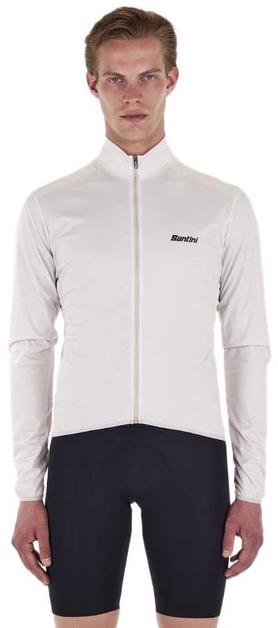 Santini Packable Windbreaker Jas Wit XS Man,Vrouw