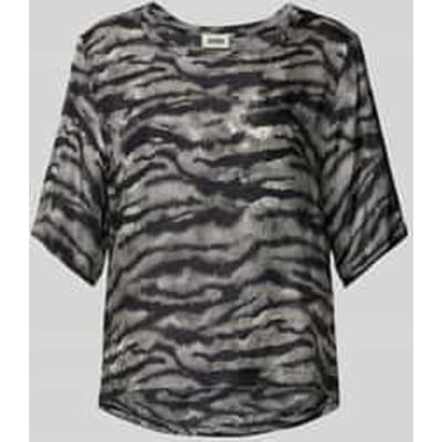 Regular fit blouseshirt met ronde hals, model 'DIEDRA'