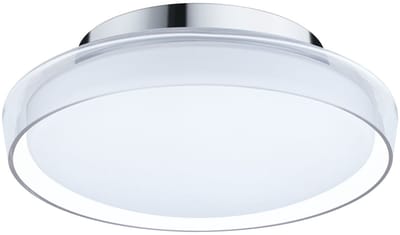 Selection Bathroom LED-plafondlamp Luena IP44 3000K 600lm 230V 11,5W Glas, Chroom