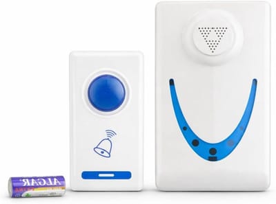 Draadloze Deurbel Kit - Bel zonder Draad - Bezoekers Ontvangen - 36 Melodieën - 80 m bereik - Wit