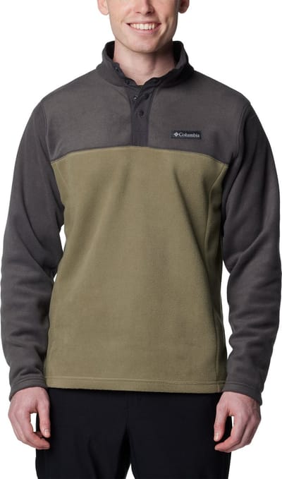 Columbia Steens Mountain™ Half Snap II Men's Outdoortrui - Stone Green, Shark - Maat L
