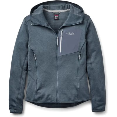Dames fleece met capuchon Rab Ascendor