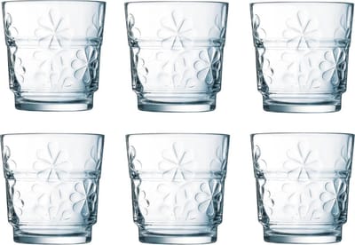 Luminarc Funny Flowers Waterglas - 25 cl - Helder