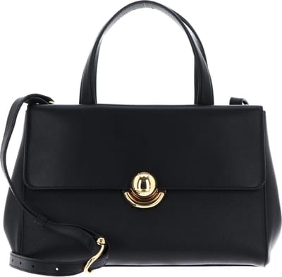 FURLA Leren Handtas Schoudertas Sfera Tote Bag Nero Zwart