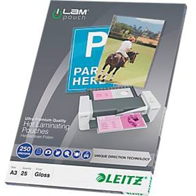 Leitz iLAM UDT warm lamineerhoezen A3, 250 micron, 25 hoezen