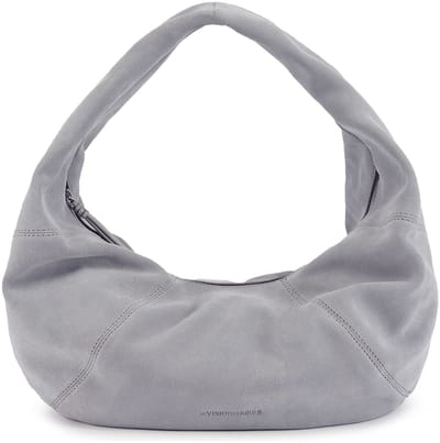 LES VISIONNAIRES Greta Icon Schoudertas Leder 43 cm - Dames - cloud grey