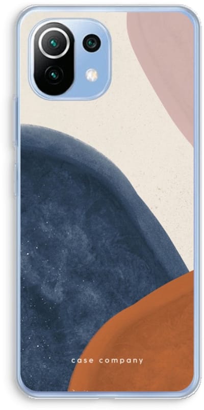 Case Company® - Hoesje geschikt voor Xiaomi Mi 11 Lite hoesje - Geo #1 - Soft Cover Telefoonhoesje - Bescherming aan alle Kanten en Schermrand