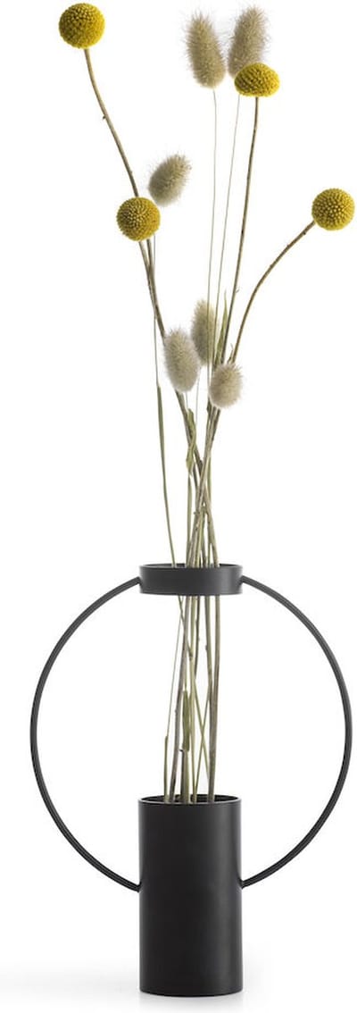 Sagaform Maan Vaas Zwart - 21 Cm