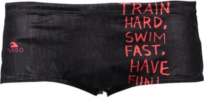 Turbo France Train 14 Cm Zwemboxer Zwart 3XL Man