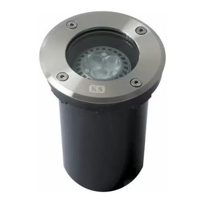 KS Verlichting - LED - Grondspot - Aluminium - Kunststof - Tuinspot - Modern - Rond - RVS