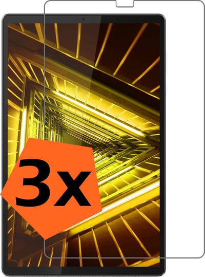 Screenprotector - 3 Stuks - Geschikt voor Lenovo Tab M10 FHD Plus (2e / 2nd Generatie) - Extra Sterk - Gehard Glas - Beschermglas - Tempered Glass - Screen Protector