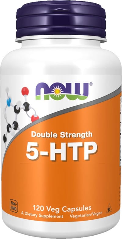 Now Foods 5-HTP Capsules - 200 mg - 120 Vegan Capsules
