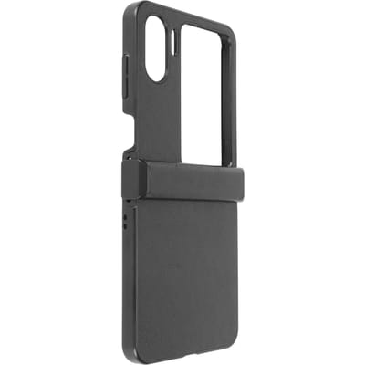 Opvouwbare Telefoonhoes Krasbestendig Flip Telefoon Beschermhoes voor Oppo Find N2 Flip Zwart zwart