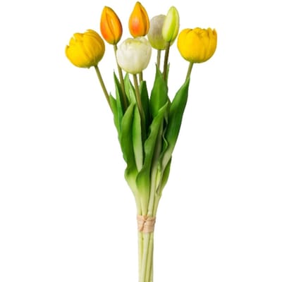 Kopu ® kunstbloemen bos tulpen mix 7 stuks 39 cm -