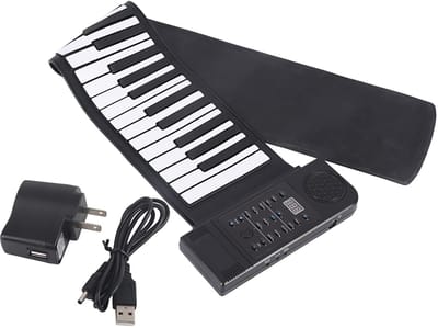 Dailygoods- Piano 61 Sleutels - Draagbare Elektronische Toetsenbordpiano - 128 Tonen - 128 Ritmes - 45 Demo-nummers - Professionele Geluidskwaliteit - Toetsenbord