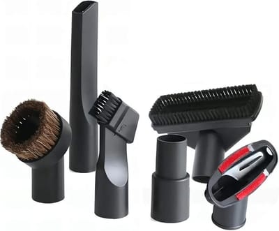 Set van 6 Stofzuiger Accessoires met Borstel Nozzles voor Vloeren, Banken en Auto