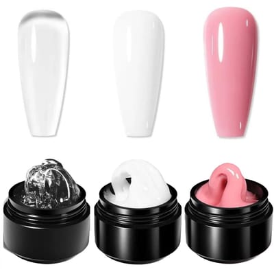 Born Pretty - Builder gel - 3x15 ml - HEMA-vrij - Buildergel - Builder gel nagels - Builder gel set - Builder gel gel nagels - Gelnagels - Gel nagels - Gel voor nagels - Hard gel - Polygel