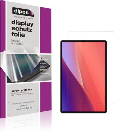 dipos – 2x Beschermfolie geschikt voor Lenovo Xiaoxin Pad Pro 13 | Krasbestendige & heldere Screenprotector Ultra-Thin
