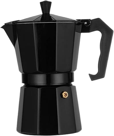 Koffiezetapparaat - Moka Pot Percolator - Koffie Zetten - Aluminium Constructie - 6 kopjes - Zilverkleurig