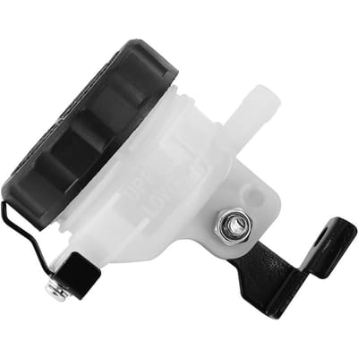 Réservoir de frein universel, bouteille de liquide avant, support de cylindre de maître-embrayage de moto white