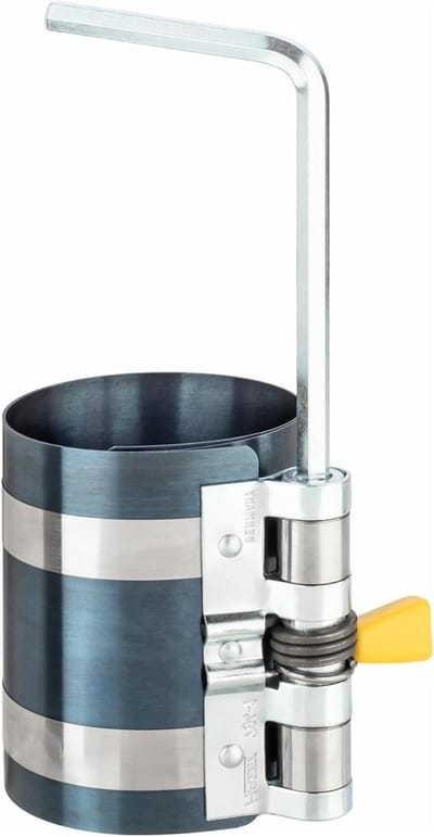 Zuigerringcompressor - Motor reparatie - Motoronderdelen monteren - Continue regeling - 57-125 mm - Zilver en zwart