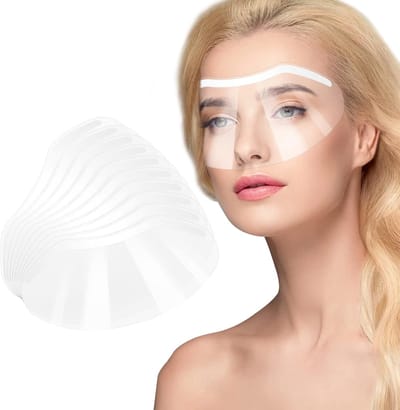 50 stuks herbruikbare plastic brillen, douchevizier, gezichtsbescherming, microblading, permanente make-up, wimperextensions, staaroperaties, ogen en wenkbrauwen