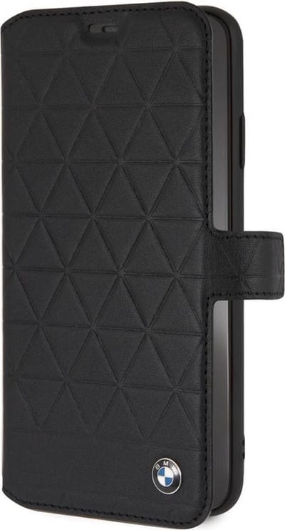 iPhone Xs Max hoesje - BMW - Zwart - Leer