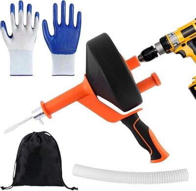 Flexibele Afvoerreiniger Spiraal - 10M Buisontstopper voor Keuken, Douche en Wastafel