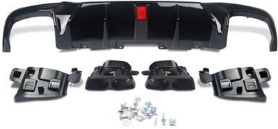 Achterbumper Set Deluxe - Voor Mercedes-Benz GLE/GLS W166/X166 AMG Bumper (2015-2018) - Premium Design - Auto Accessoires