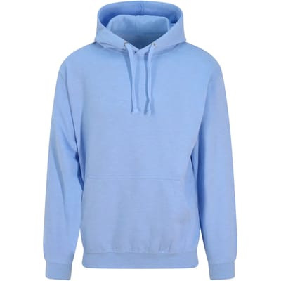 Surf Hoodie met melange effect Just Hoods 'Blue' - 3XL