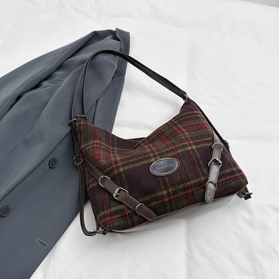 Retro Tote Bag met grote capaciteit voor dames, multifunctioneel, geschikt als schoudertas of rugzak. Nieuwe modieuze schoudertas. black