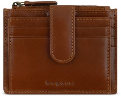 Bugatti Remo Portemonnee RFID-bescherming Leer 11 cm - Jongens - Horizontaal - cognac