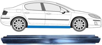 Reparatie dorpel voor Peugeot 407 2004-2011 / Rechts