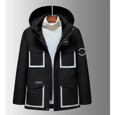 Nieuwe Losse Grote Maat Herenkatoenen Kleding Jonge Mannen Buiten Casual Katoenen Kleding Verdikte Jassen Katoenen Kleding voor Mannen 4XL